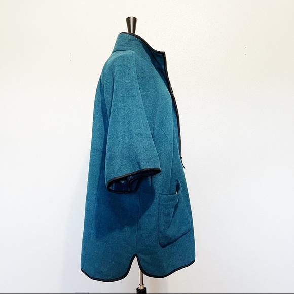 Old Navy Cardigan Green Patch Pockets Wool XL - Picture 4 of 8